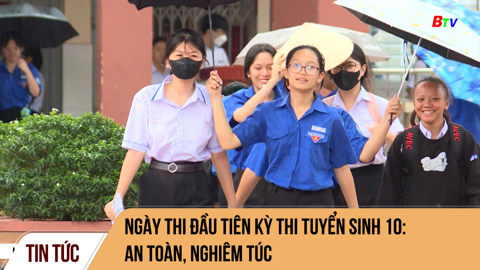 Ngày thi đầu tiên kỳ thi tuyển sinh 10: an toàn, nghiêm túc